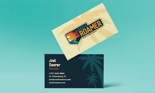 Oasis Roamer Business Cards