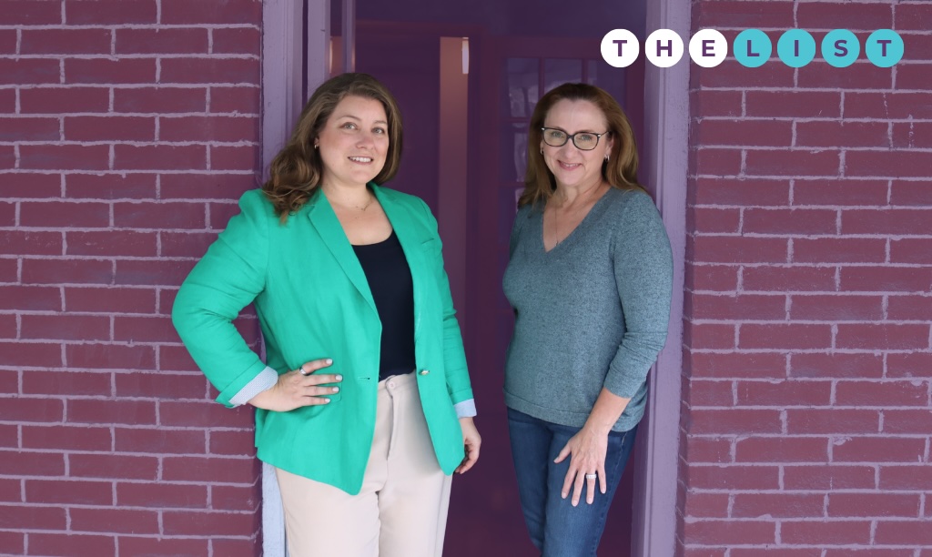 The owner and the VP of Pyper, Inc. Standing in their office doorway.