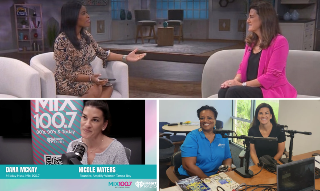 Collage of Nicole Waters Amplify Women Tampa Bay
