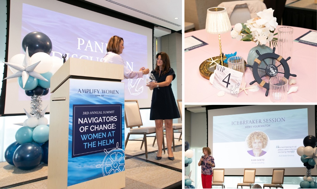 Collage of the Amplify Women Tampa Bay Annual Summit