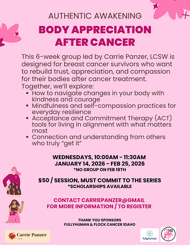 Body Appreciation After Cancer flyer