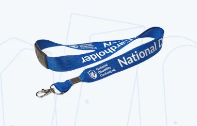 national disability card blue lanyard