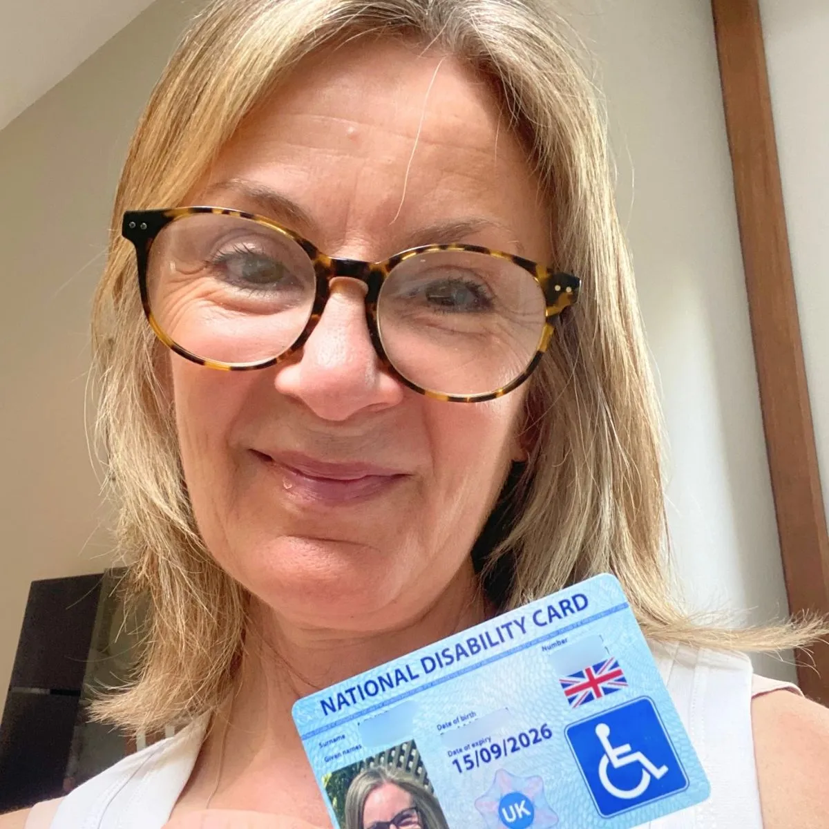 is national disability card legitimate? card holder testimonial photo