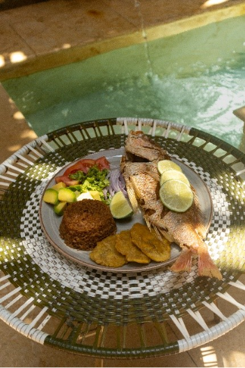 Plato de cocina contemporánea en Cartagena