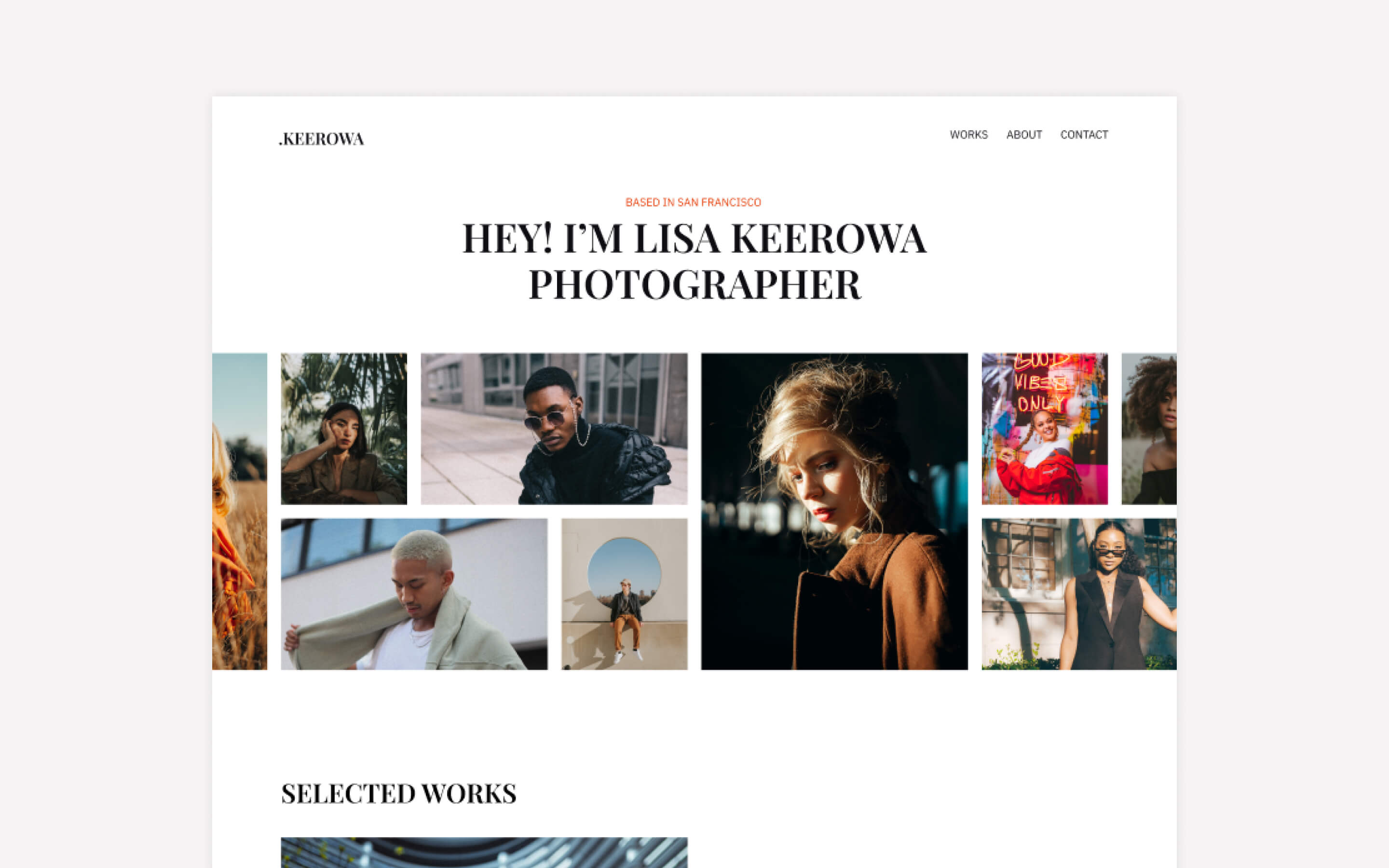 Keerowa Photography Webflow HTML Template