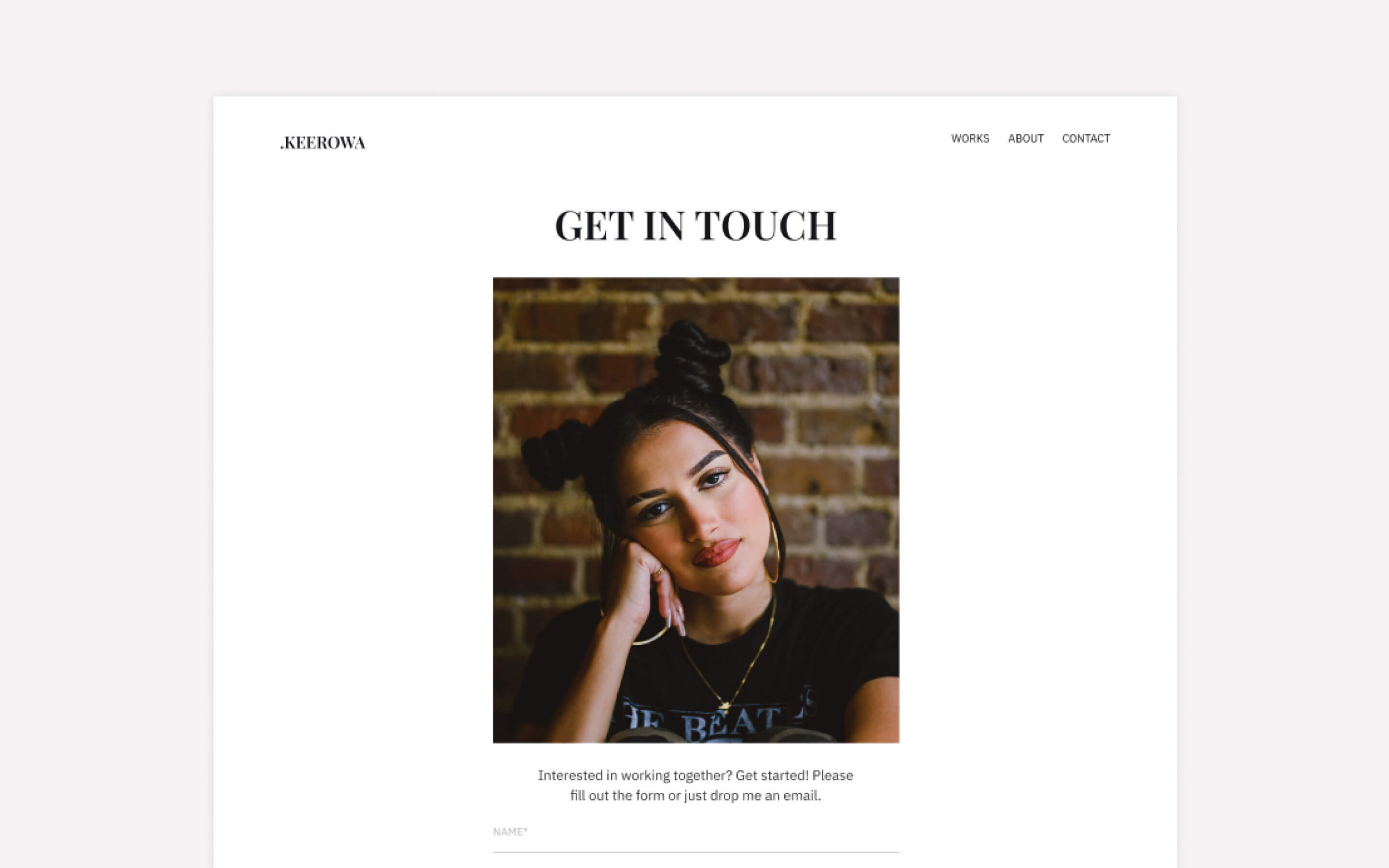 Keerowa Photography Webflow HTML Template