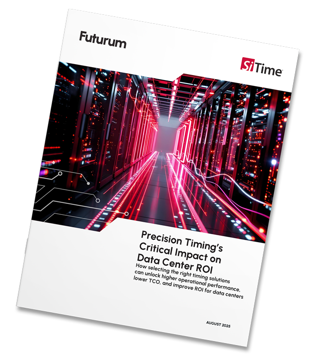 Cover of Futurum Paper: Precision Timing’s Critical Impact on Data Center ROI