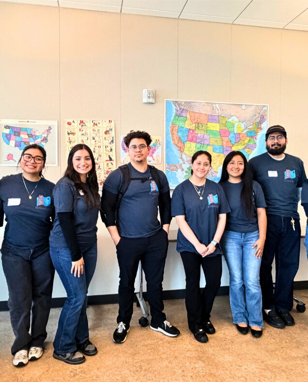 DreamSF fellows posing together during a community program or workshop.