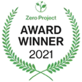 ZeroToMastery award winner 2021 badge with green laurels and logo.