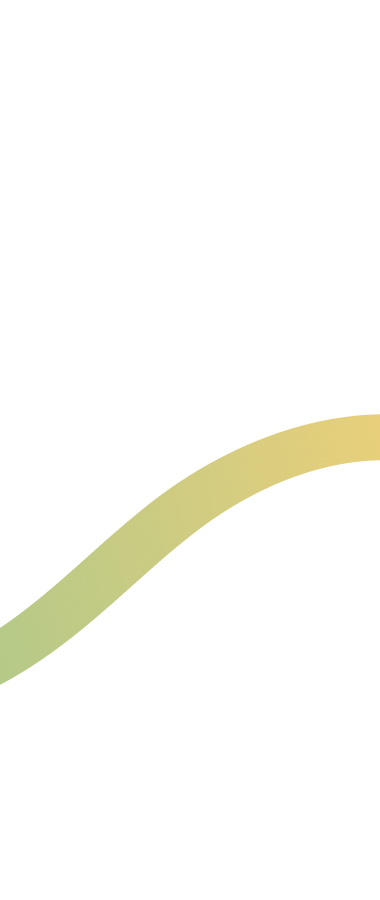Green to yellow gradient curved line on a black background.