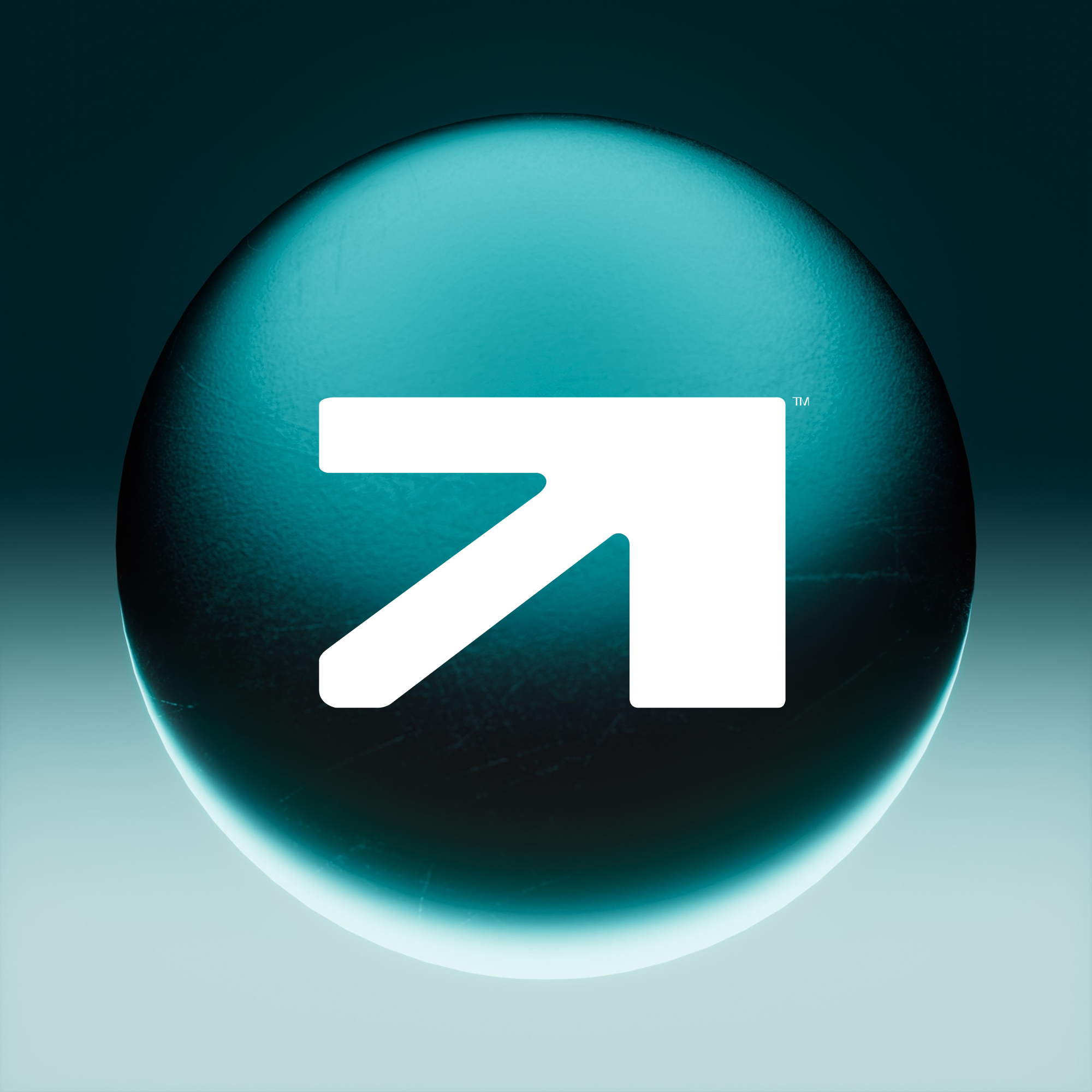 Phthalo green orb in a void with the ADRI SOLUTIONS logo in front of it.