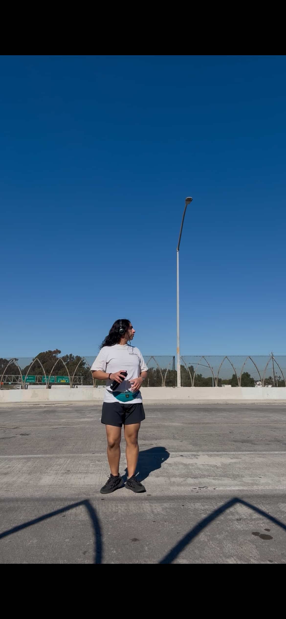 adri aura farming on the freeway with thighs out and being soo hot because they are literally The Chosen One