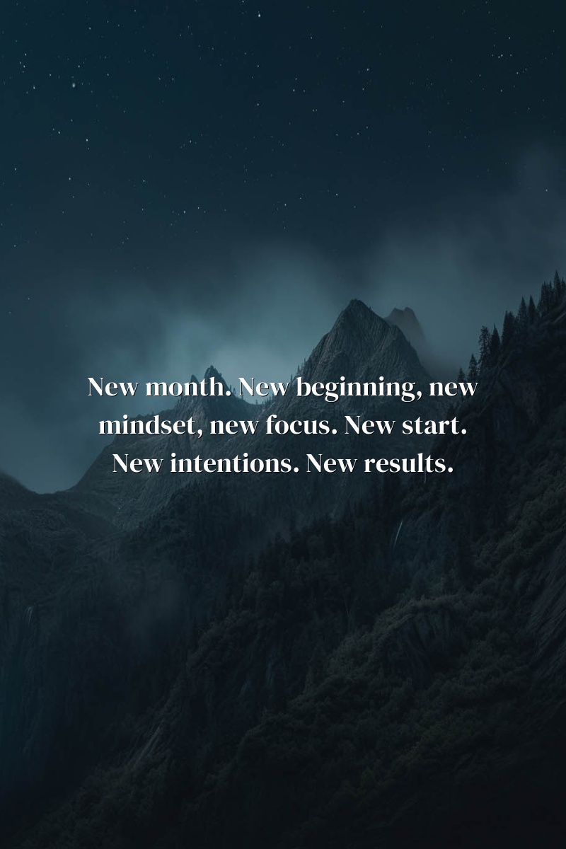 new month quotes