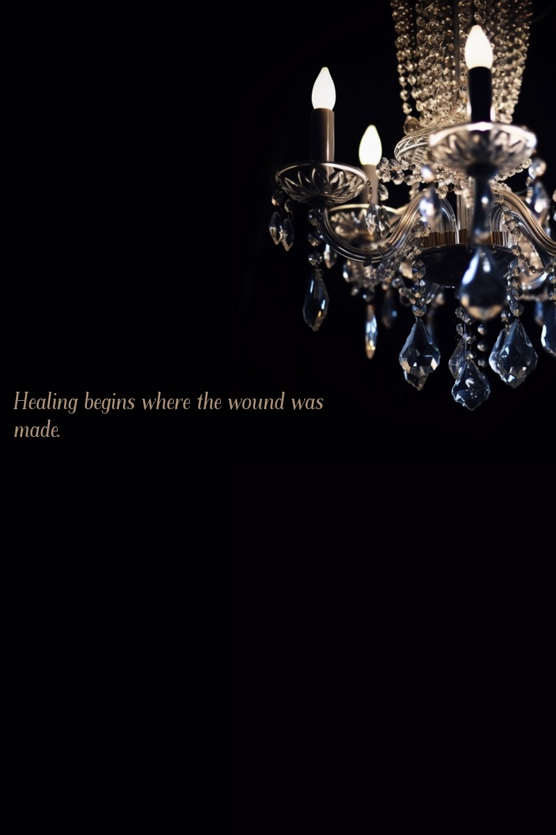 Healing begins where the wound was made.