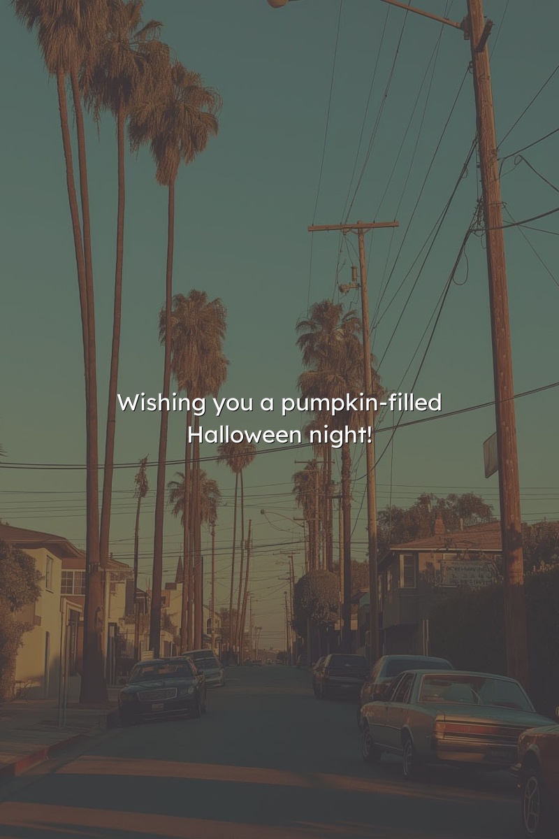 Wishing you a pumpkin-filled Halloween night!