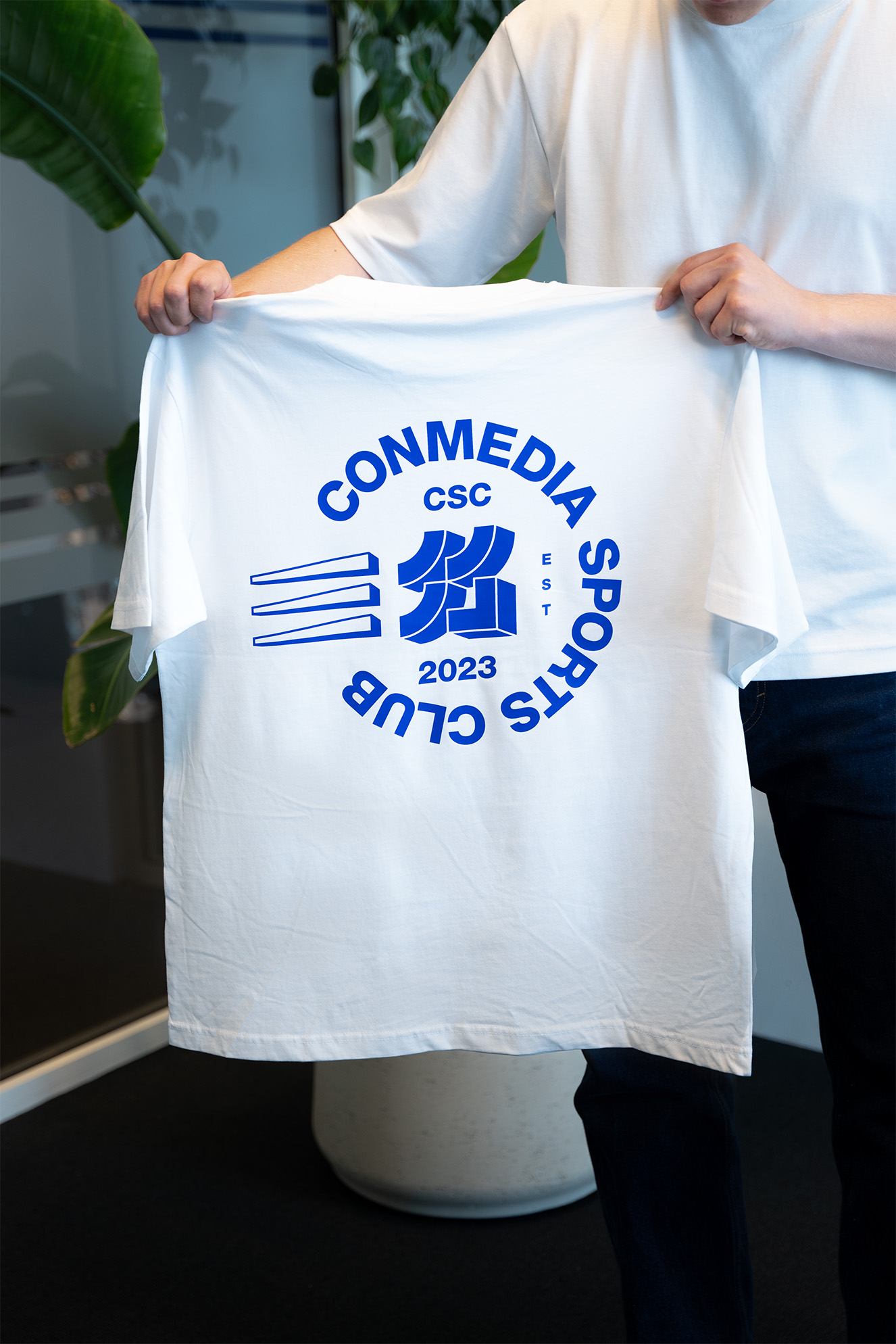 CSC Box Fit Logo Tee, Unisex (White)