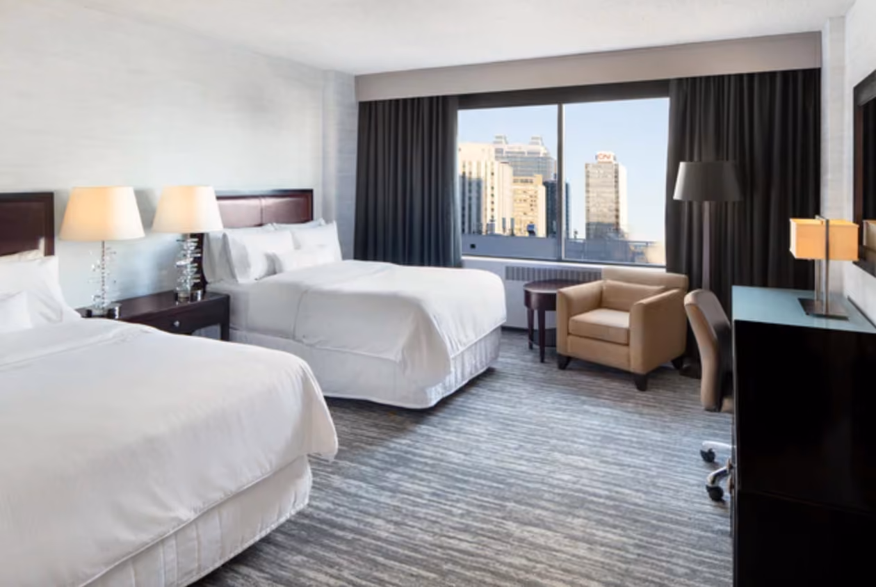 Double Room at the Westin Hotel Downtown Edmonton