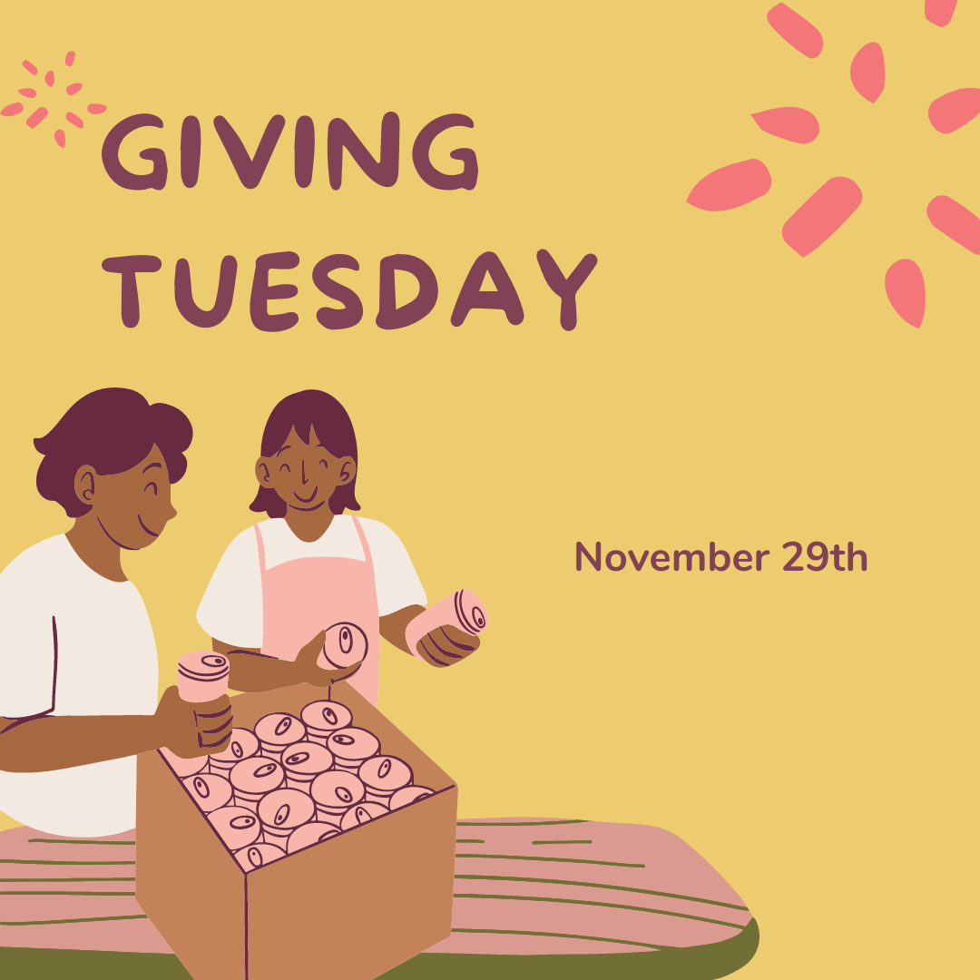 orange playful charity event instagram post