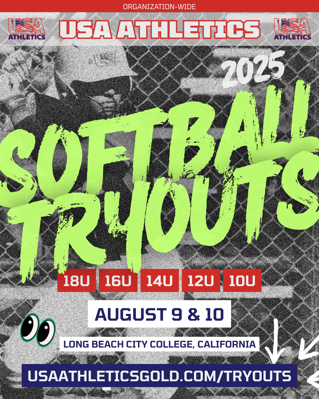 2025 USA Athletics Organization-Wide Tryouts
