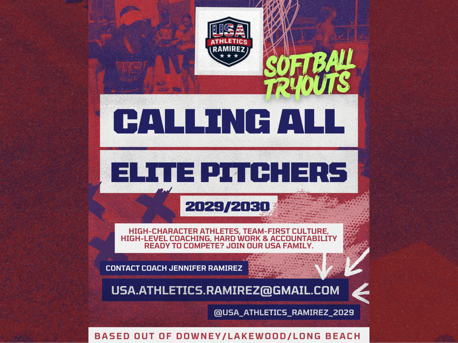 USA Athletics Ramirez 14U Seeks Elite Pitcher for 2029/2030 Class