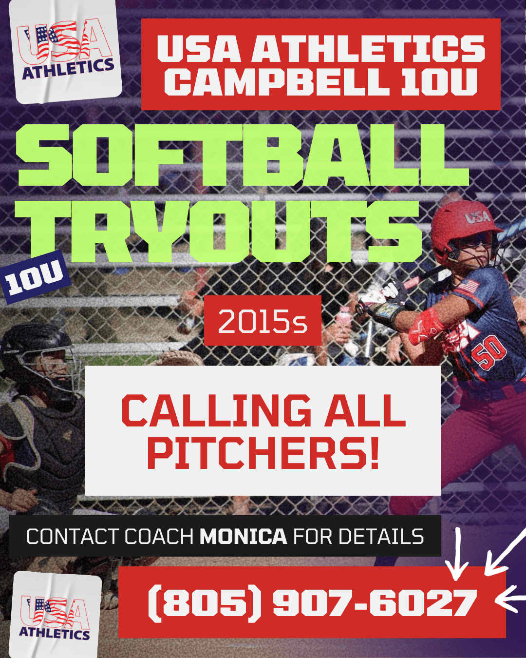 10U Softball Tryouts - Campbell Looking for Pitchers!
