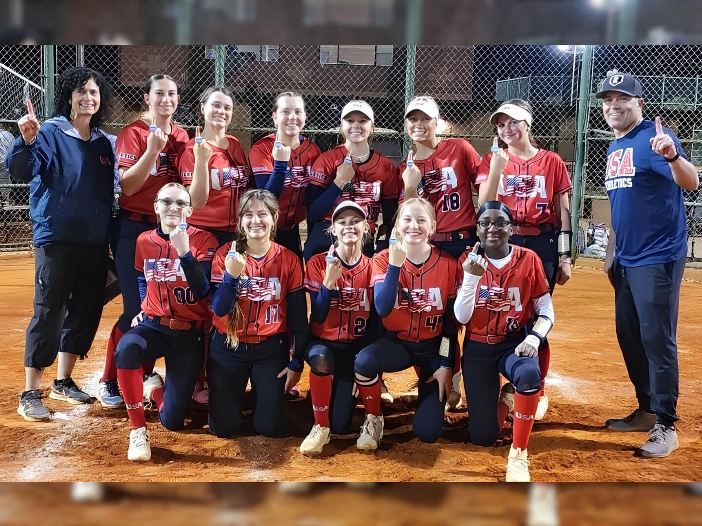 Slade/Embrey 16U goes undefeated to capture Desert Spring Tournament championship with multiple games decided by international tie-breaker rules.