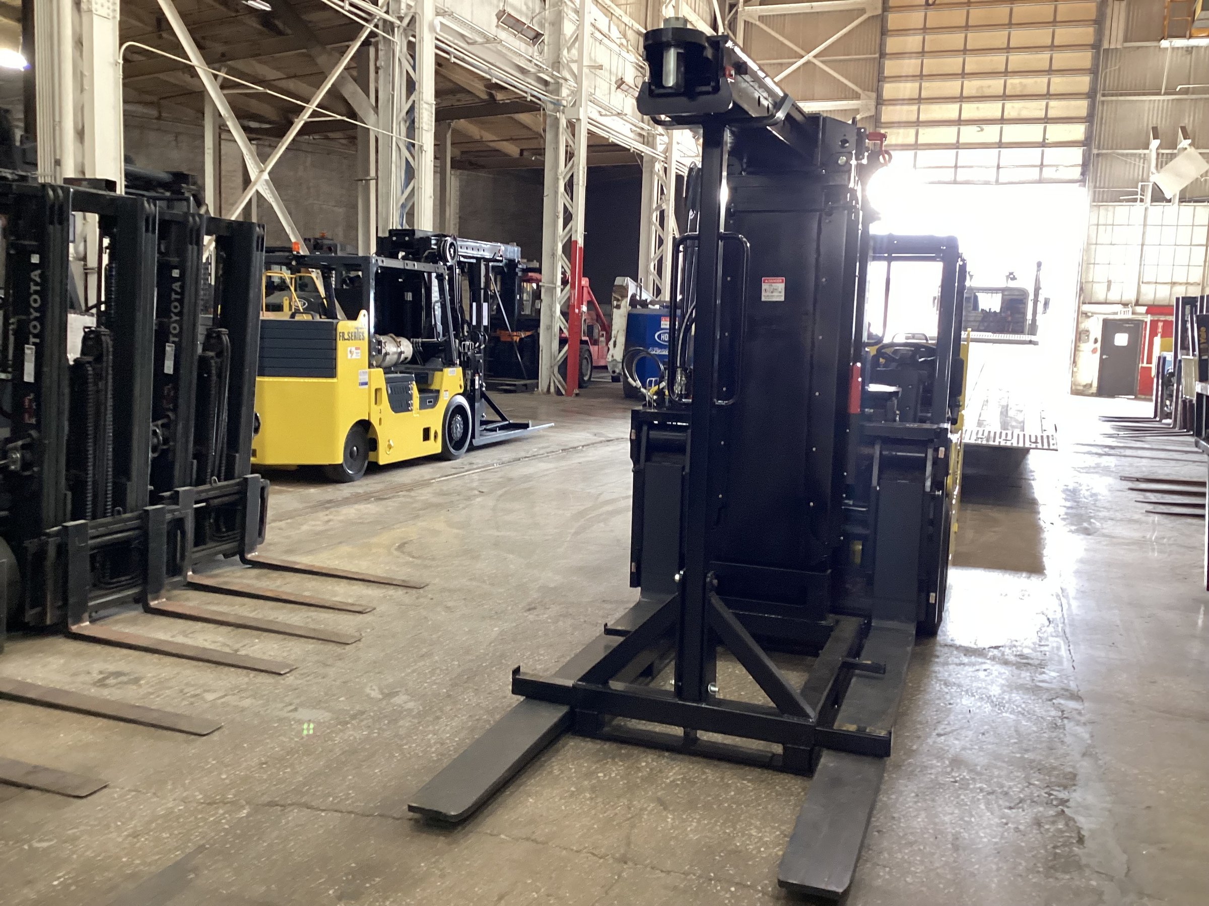 Industrial forklift available for bare rental from Lift It Crane