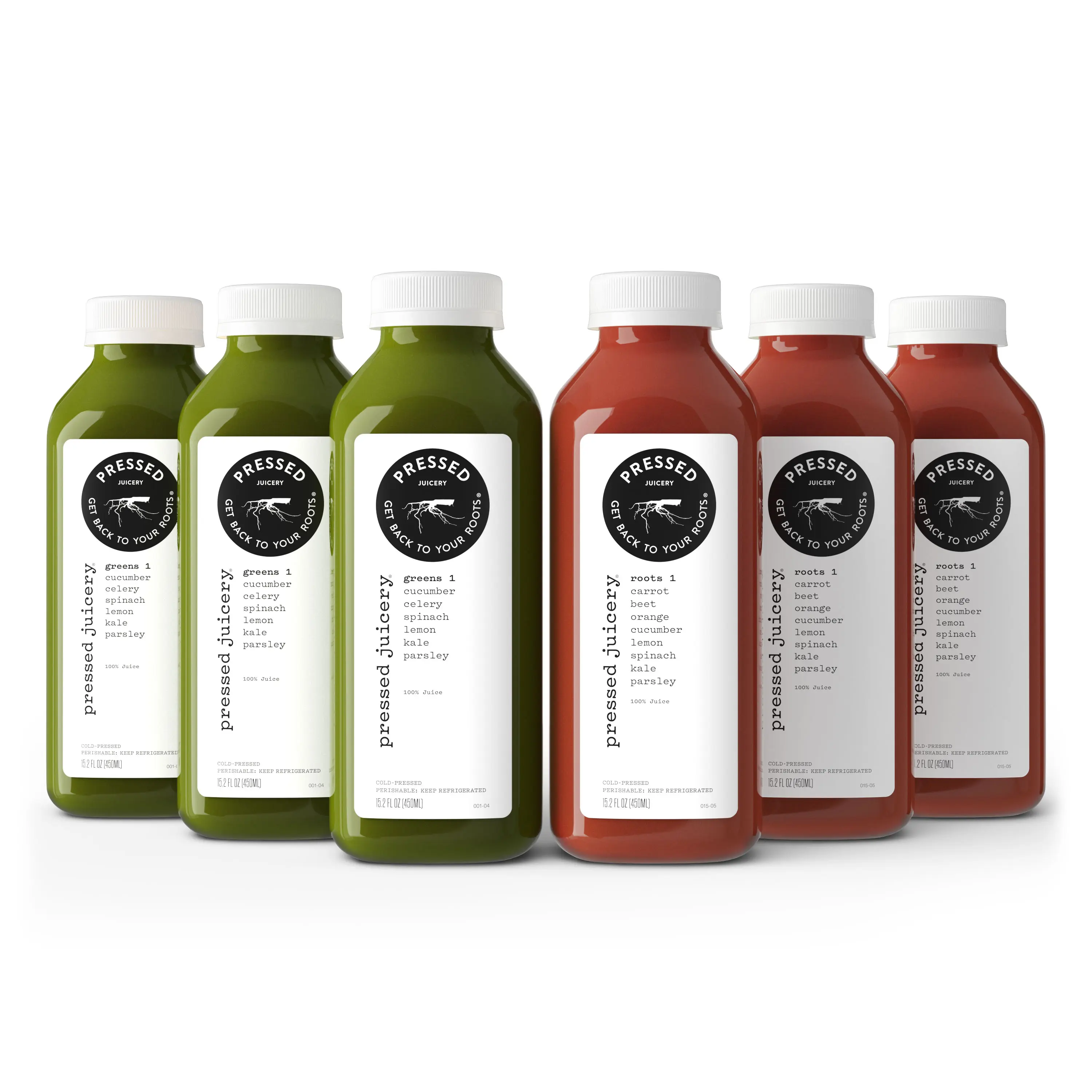 Photorealistic 3D render of juice cleanse bottles arranged for health and wellness branding