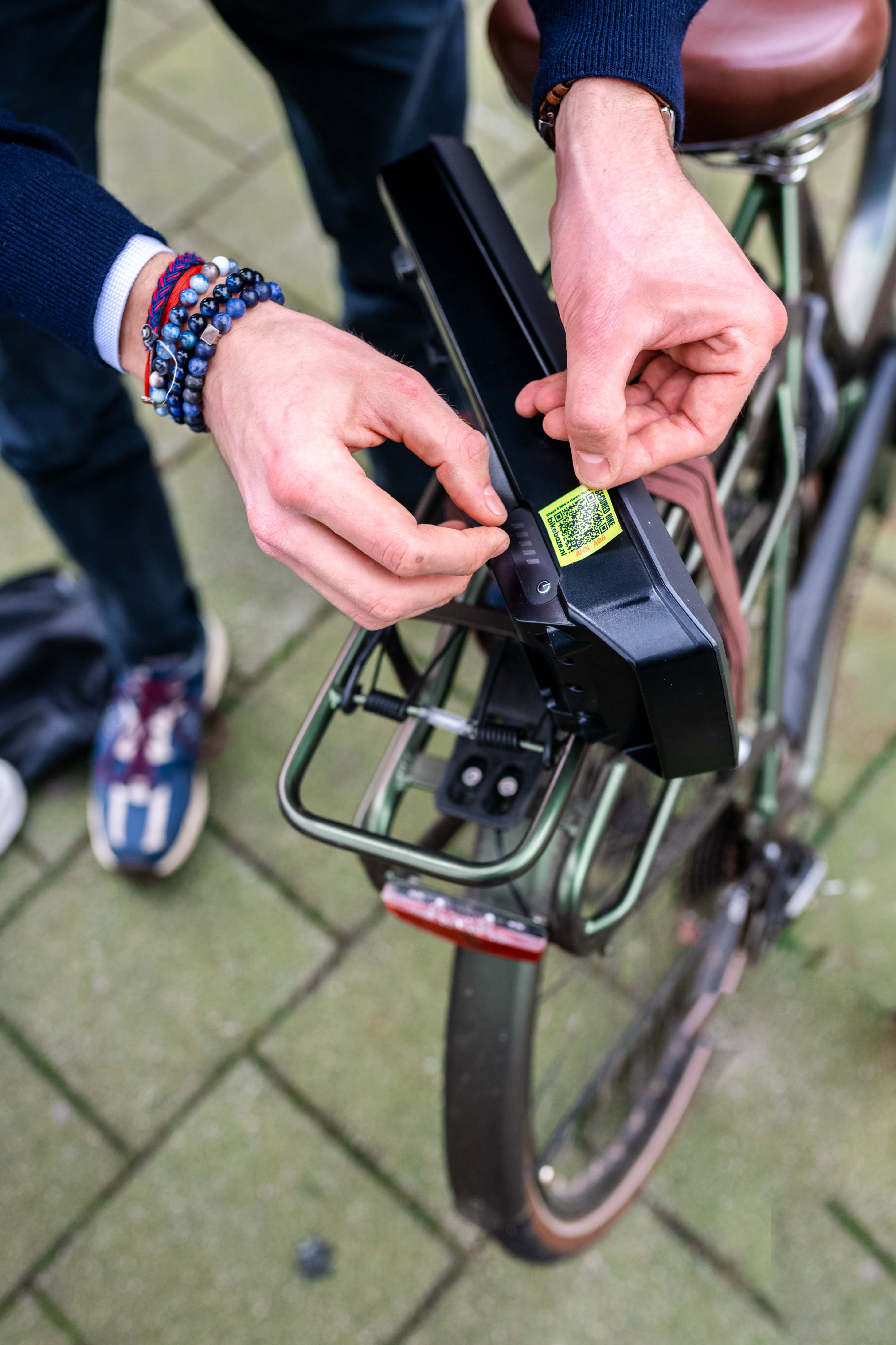 Registreer nu ook je e-bike accu bij BIKEBAZE