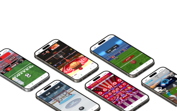 Six sport themed shootout games on phone screens