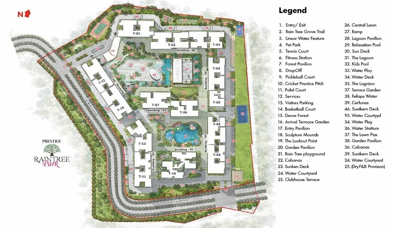 Prestige Evergreen Masterplan