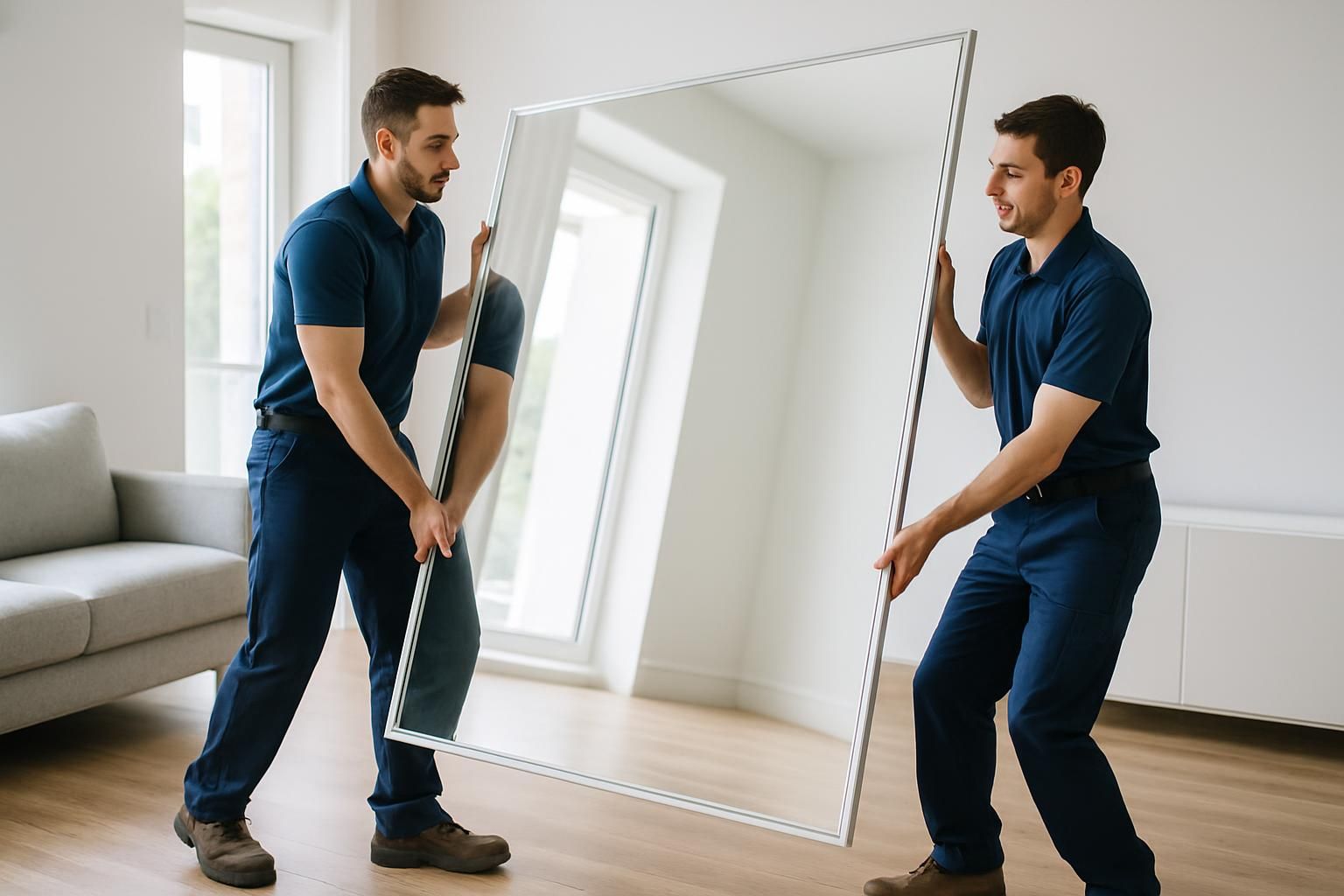 How To Move A Large Mirror