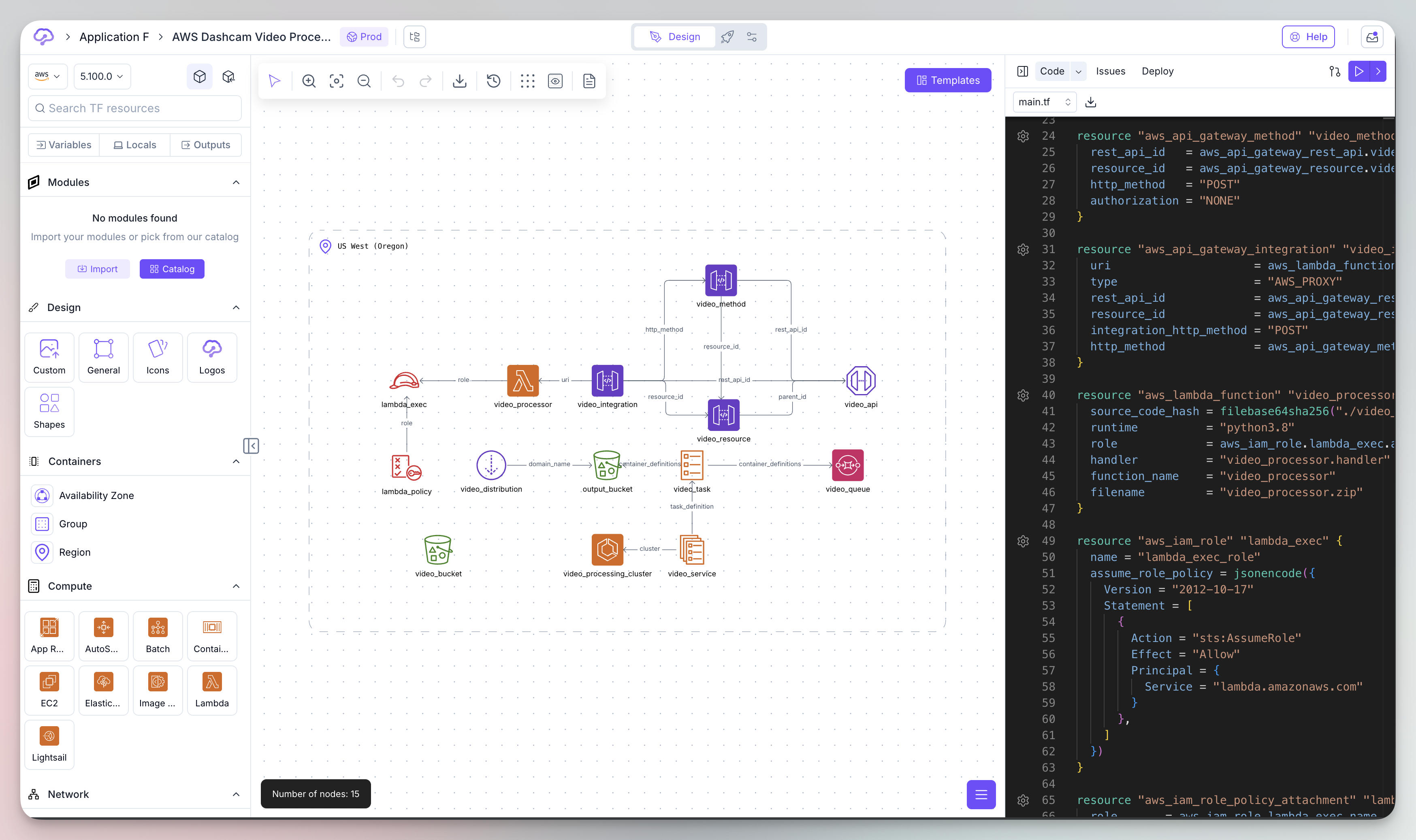 Brainboard - AI Terraform diagrammer for AWS