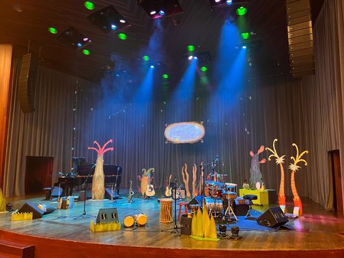 Hem anat a l’Auditori en tramvia!