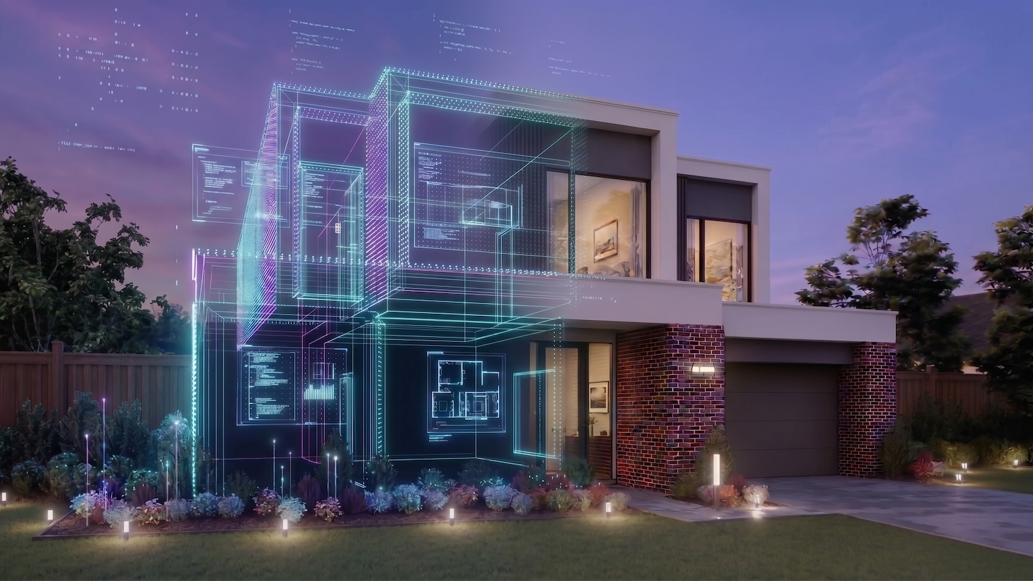 AI-generated home rendering