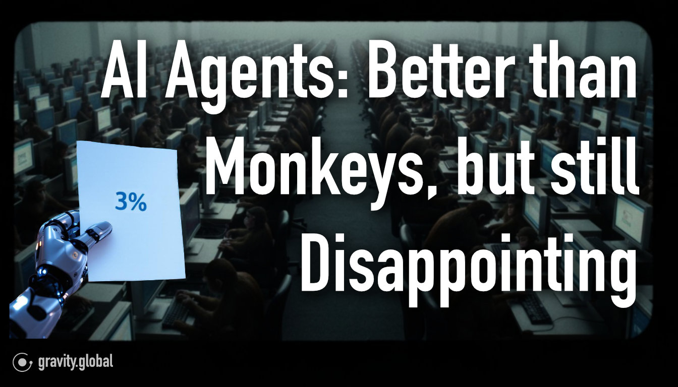 The reality check: AI automates very little – only 3% of tasks solved