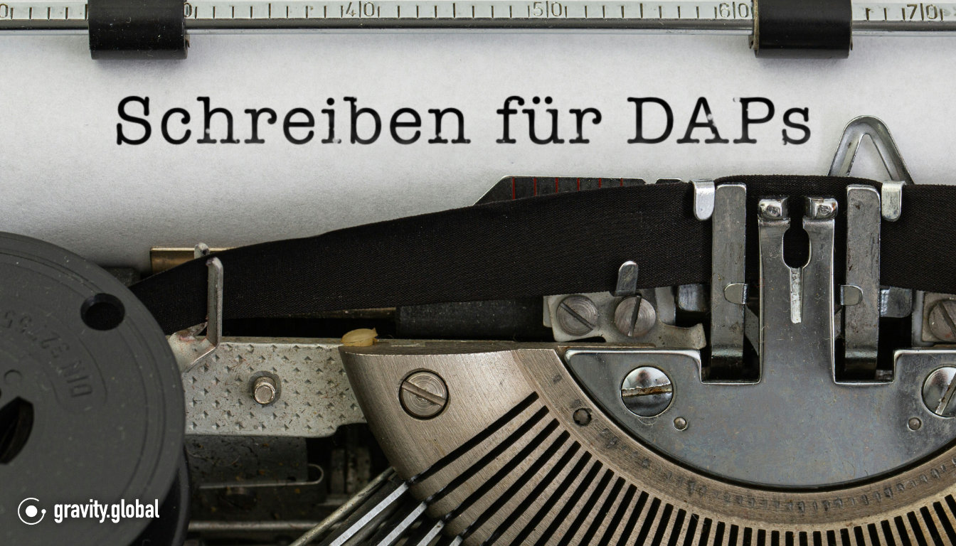 Schreiben für DAPs: Wie GRAVITY Autoren Anleitung erstellen, die Mitarbeiter tatsächlich nutzen