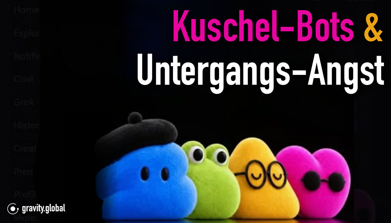 Zwischen Kuschel-Bots und Untergang: Das bizarre Theater der KI-Welt
