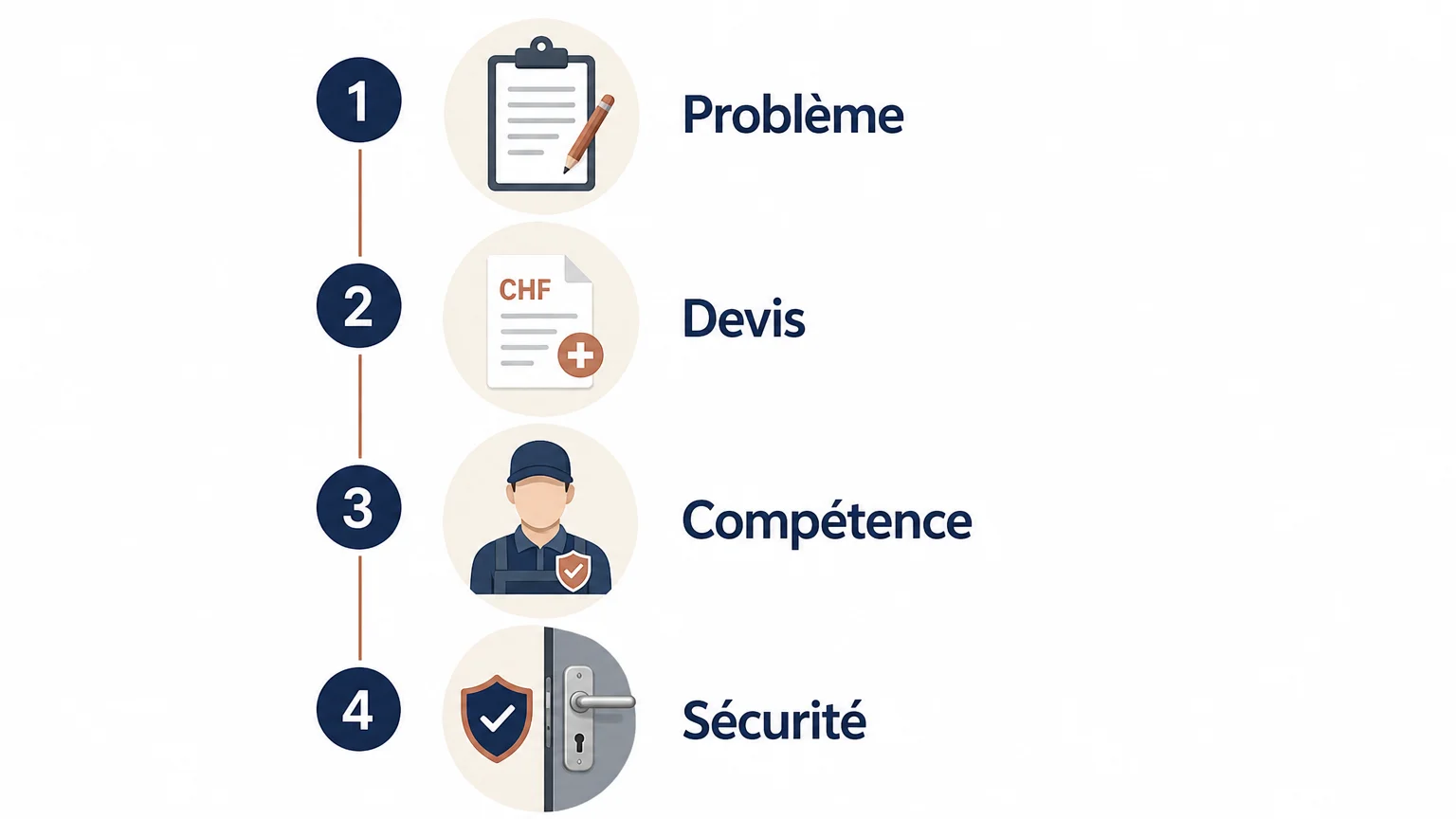Checklist pour choisir un serrurier professionnel à Lancy