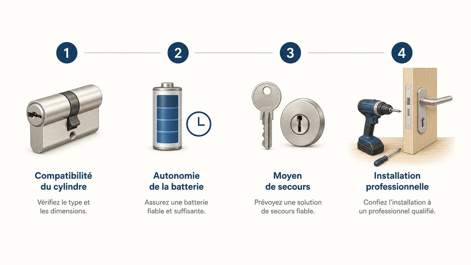 Checklist des critères pour choisir une serrure électronique