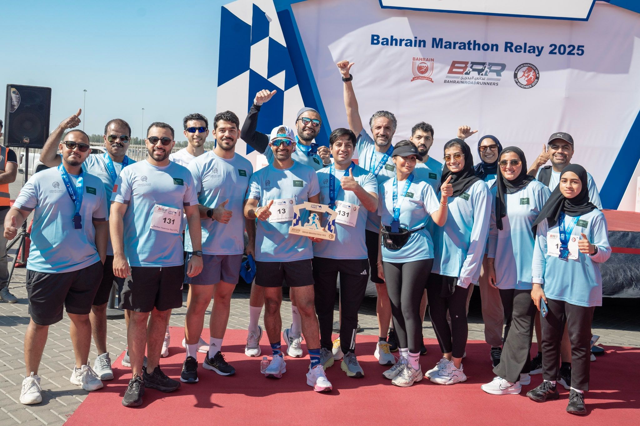 AZAQ Team Takes Part in the Bahrain Marathon Relay