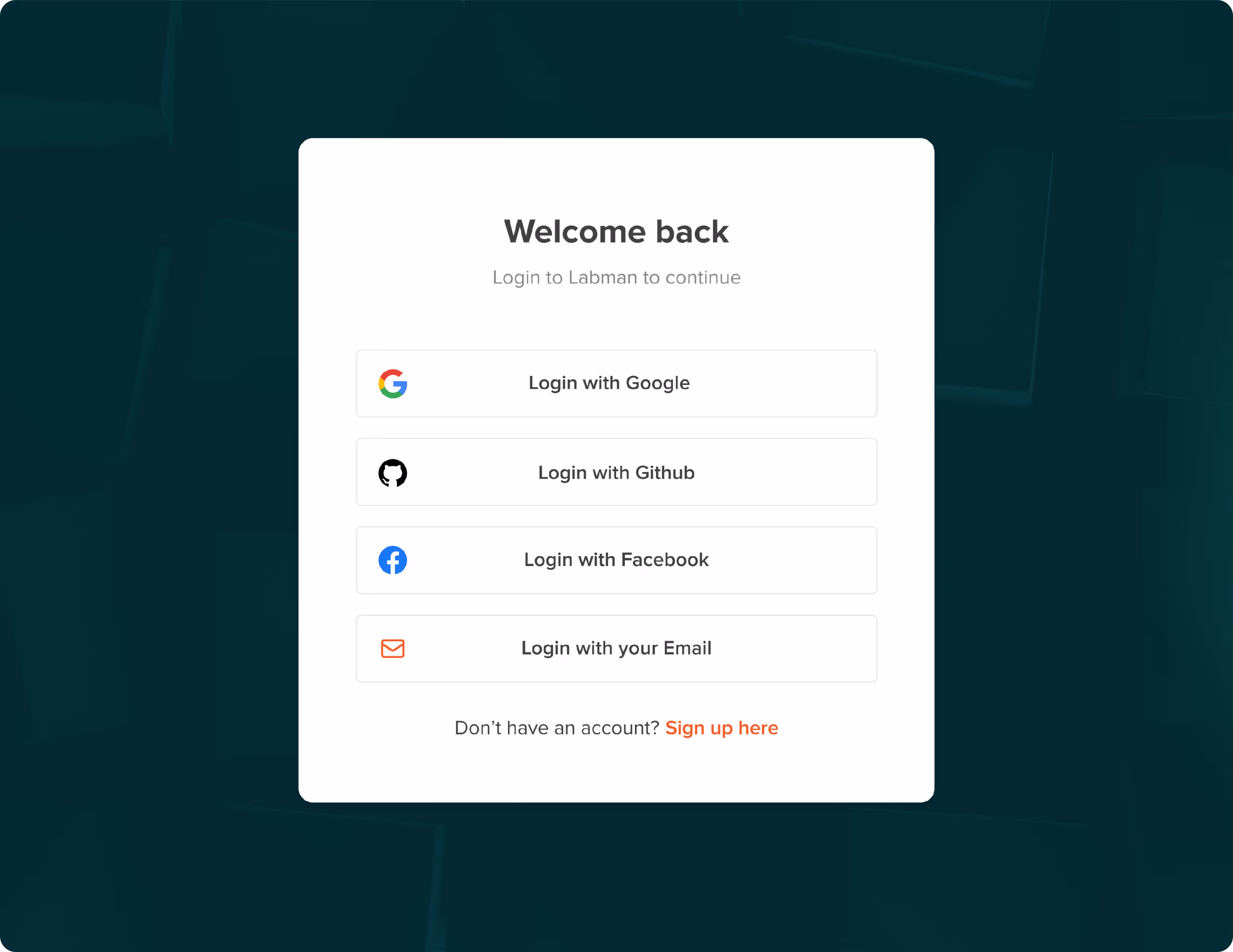 Screen shot of mentalfit app with homepage