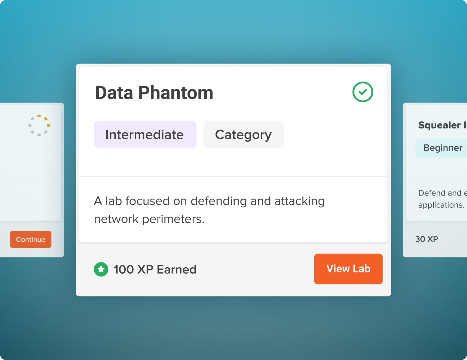 Screen shot of mentalfit app with homepage