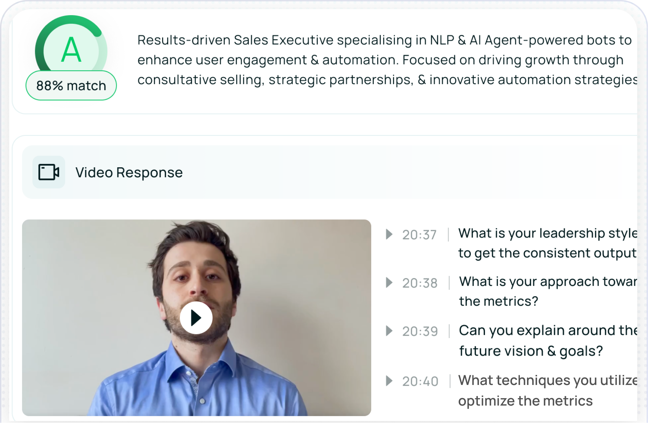 AI Interview Results Image