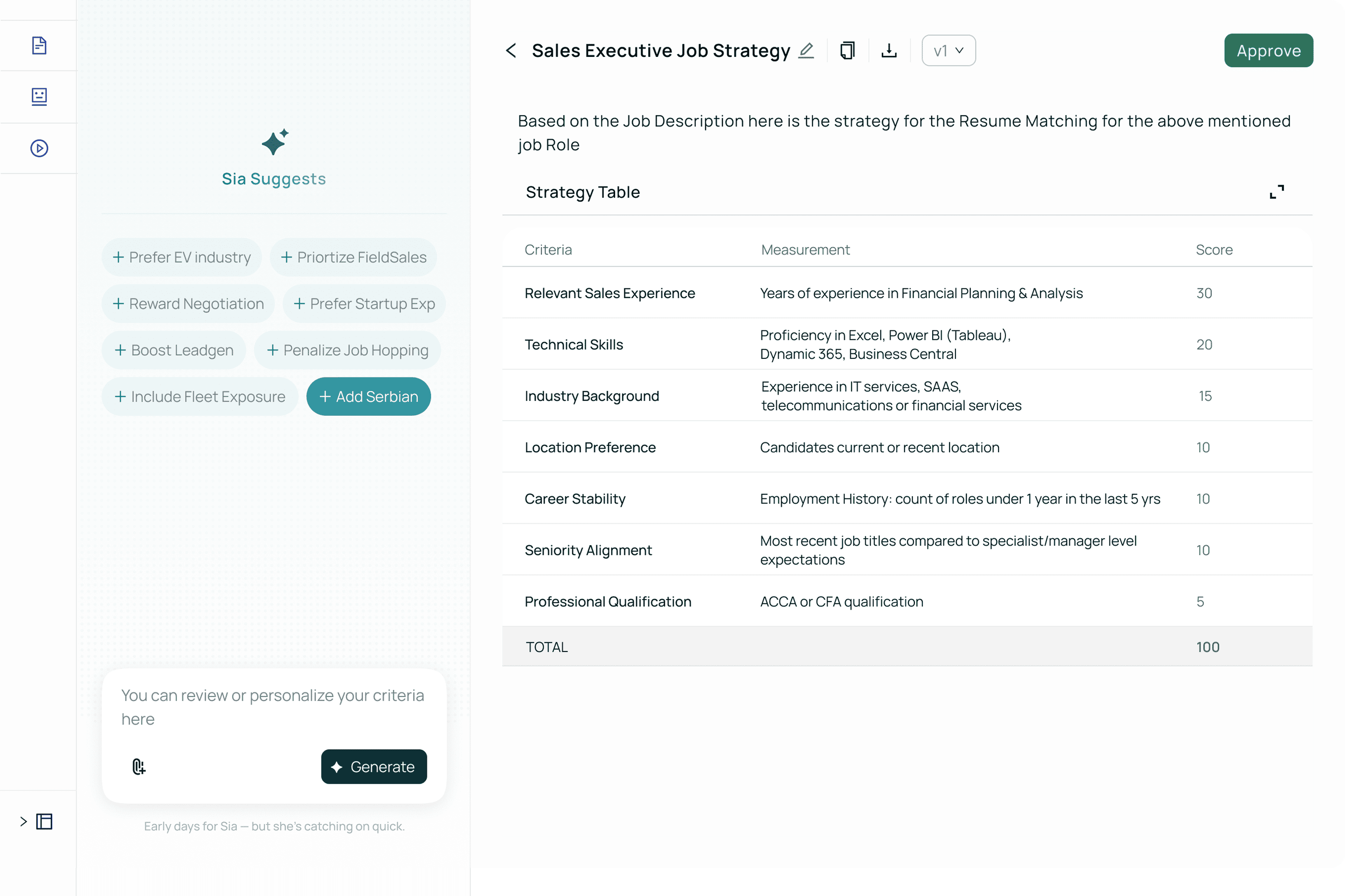 Recruiter Control