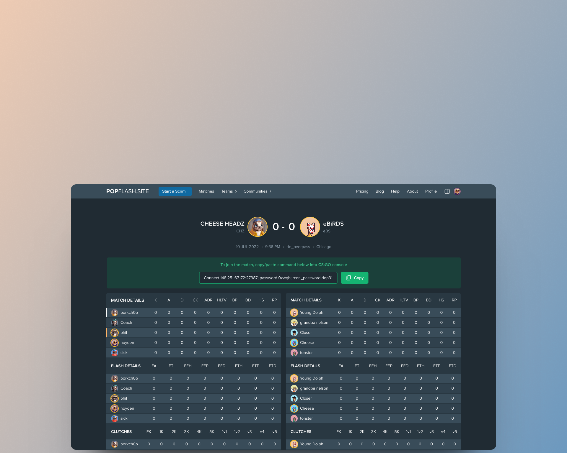 Match connect