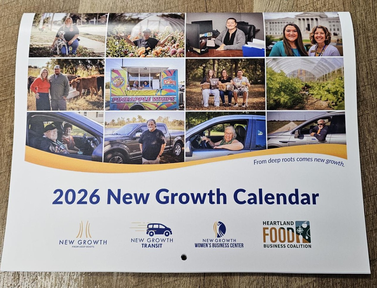 What does New Growth do? We put it in a calendar!