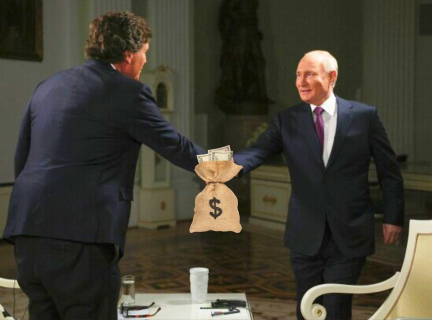 How Putin Pays Tucker, and Candice, and Hinkle, and Poole, and MacGregor, and …