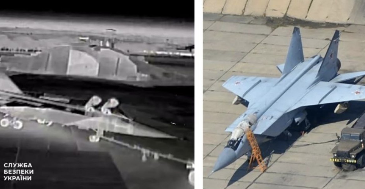 Дрони СБУ вразили російську ППО і МіГ-31 з боєкомплектом на аеродромі “Бельбек”