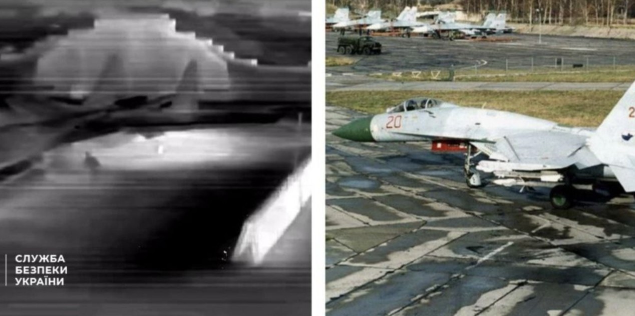 СБУ накрила дронами ще два військові літаки росіян в окупованому Криму